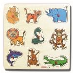 Ahap Kulplu Puzzle Kod : 40 Vahi Hayvanlar Puzzle